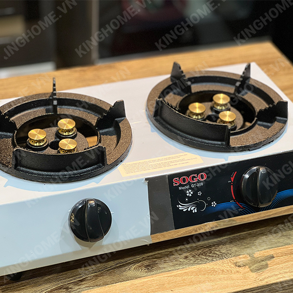 Bếp khè gas 2 lò bán công nghiệp SOGO GT-208S2-3DD (LHS 2 lò 3DD)