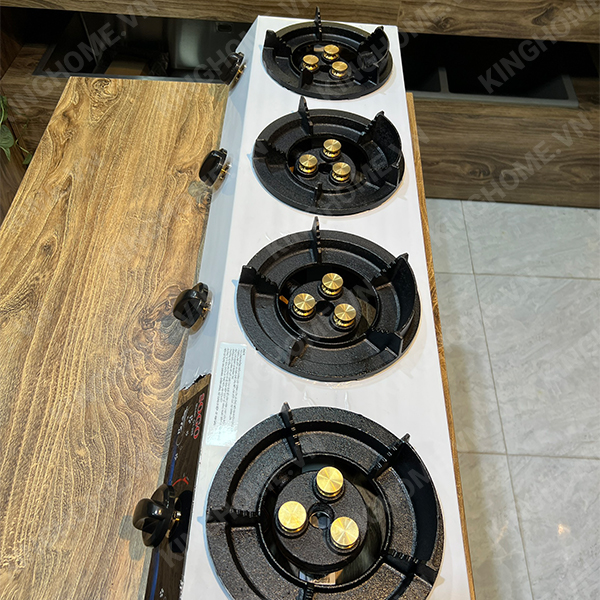 Bếp khè gas 4 lò bán công nghiệp SOGO GT-208S4-3DD ( LHS 4 lò 3DD )