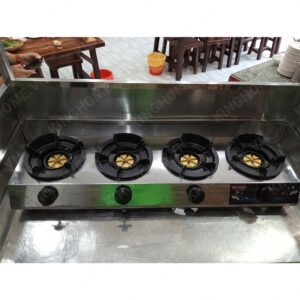 Bếp khè gas 4 lò bán công nghiệp SOGO GT-208S4 ( LHS 4 lò )
