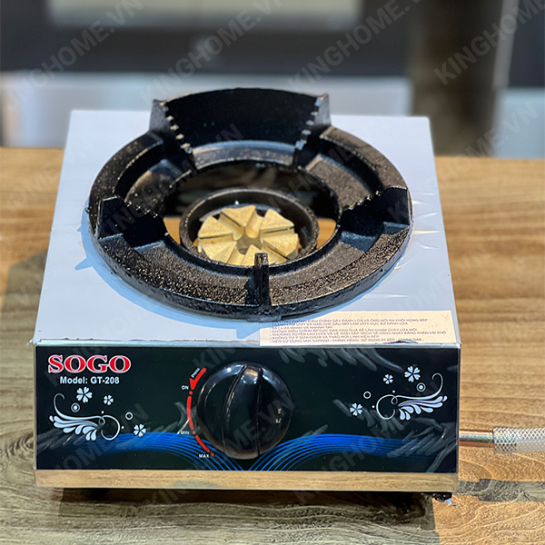 Bếp khè gas bán công nghiệp Sogo GT-208S1 ( LHS 1 Lò )
