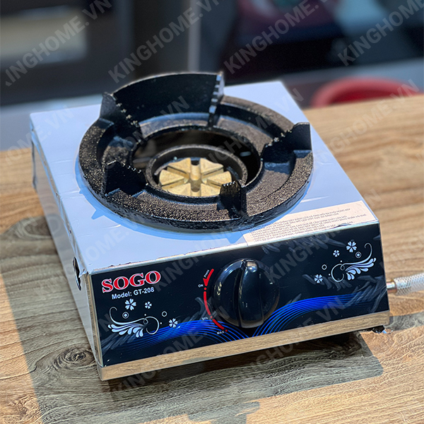 Bếp khè gas bán công nghiệp Sogo GT-208S1 ( LHS 1 Lò )