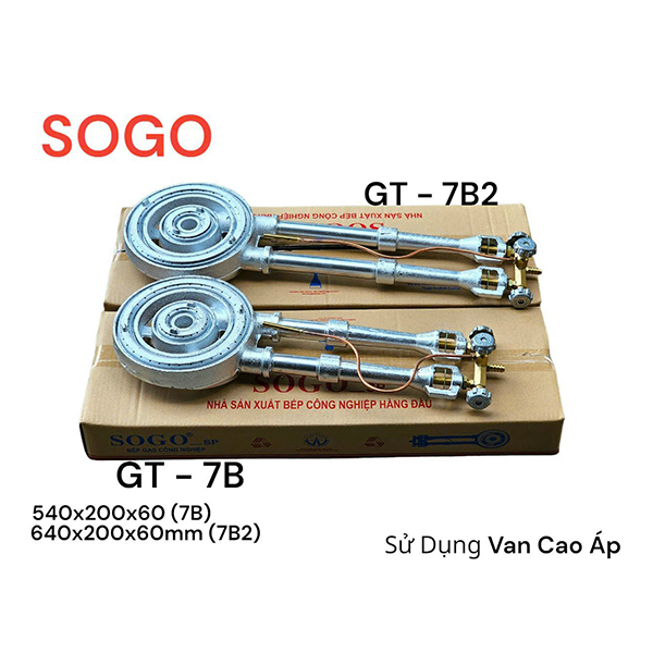 Bếp khè gas công nghiệp lửa mồi SOGO GT-7B2