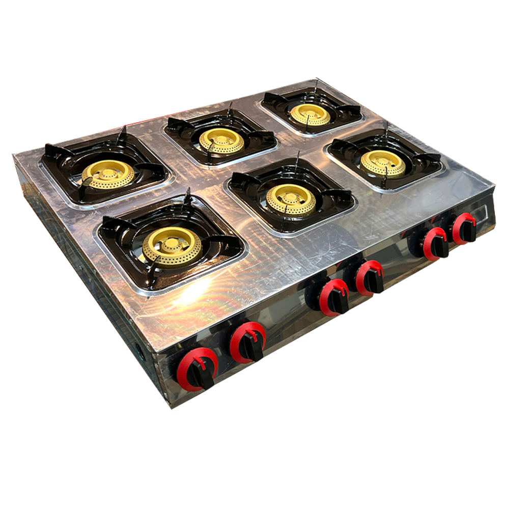 Bếp gas công nghiệp Sogo 6 lò ASO 26V